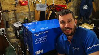 VIctron EasySolar 48V 3000VA 25070MPPT ALLINONE inverter review  unboxing [upl. by Dray794]