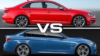 2016 Audi S4 vs 2016 BMW M3 [upl. by Fuchs]