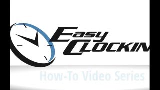 Easy Clocking Time amp Attendance Software How To Video Series Paid Time Off Feature [upl. by Dnalor]