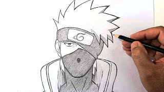 How To Draw Kakashi Hatake [upl. by Oilcareh]