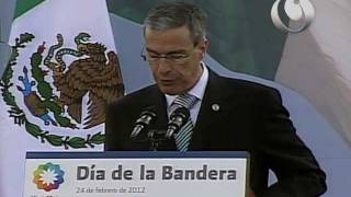 Conmemoración del Día de la Bandera Nacional en la Plaza de la Constitución 2012 [upl. by Risteau]