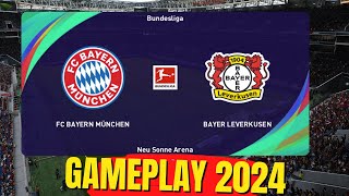 Bayern München x Bayer Leverkusen Campeonato Bundesliga eFootball PES 2024 [upl. by Dorelia]