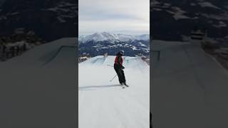 Eileen Gu stomping her way into 🥈 at the 2024 Laax Open Women’s Slopestyle finals 👑👏 [upl. by Tillford]