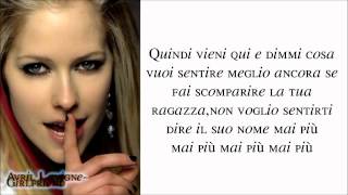 Avril Lavigne Girlfriend TRADUZIONE ITALIANA [upl. by Rodrique888]