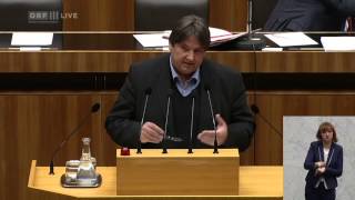 04Nationalratssitzung Teil 1 Josef Muchitsch SPÖ 2015 02 25 0900 tl 06 Politik LIVE Josef Muchi [upl. by Stalk372]