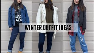 WINTER OUTFIT IDEASLOOKBOOK with Timberland Boots [upl. by Laurita]