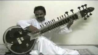 Rajeev Janardan plays Raga Bageshri alap on Surbahar [upl. by Noreht]