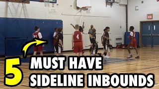 5 Must Have Youth Sideline Inbounds Plays [upl. by Euh]