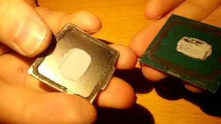 Delidding I7 7700k with razor blade DIY [upl. by Kloman]