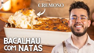 Receita PERFEITA de BACALHAU com NATAS [upl. by Dew]