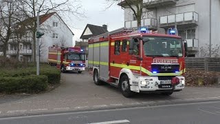 ÖLEinsatz HLF20 amp GWU der Feuerwehr CastropRauxel [upl. by Schmidt172]