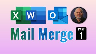 Mail Merge Part 1  Excel data  Word Mail Merge [upl. by Ariamo919]