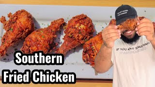 Extra Crispy Southern Buttermilk Fried Chicken  Comfort Food  Chef Alden B [upl. by Bean]