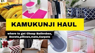 KAMUKUNJI HAUL Where to Buy Cheap Beddings in 2023 Duvetspillowsmats [upl. by Vicki]