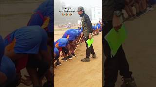 Army punishment video  मुर्गा punishment 🐓army youtubeshorts shorts [upl. by Safier]