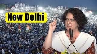 Priyanka Gandhis Outstanding Speech at INDIA Alliance Public Meeting in Ramlila Maidan New Delhi [upl. by Eisset]