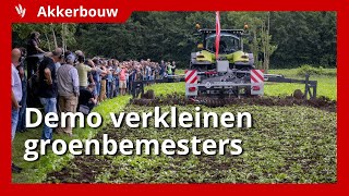 Demonstratie verkleinen van groenbemesters [upl. by Emyle]