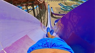 Free fall Water Slide at Aquapark Aquacolors Poreč [upl. by Yrol]