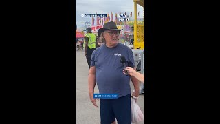 Florida couple attends SC State Fair after evacuating Milton shorts shortnews scstatefair milton [upl. by Bevon]