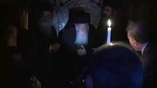 May 23 2014 His All Holiness Ecumenical Patriarch Bartholomew visits the Holy Sepulcher [upl. by Fuhrman]