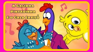 A Galinha Pintadinha E o Galo Carijo  Vídeo Animado Infantil [upl. by Ardua]