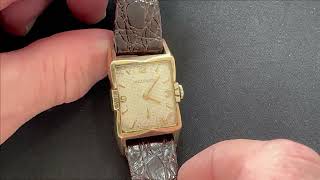 Wittnauer Rectangle Dress watch [upl. by Sidalg955]