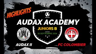 Highlights  Audax Academy – FC Colombier [upl. by Ree]