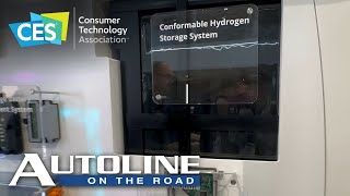 Forvia’s Hydrogen Fuel Tank Breakthrough  CES 2024 [upl. by Oinotnaesoj]