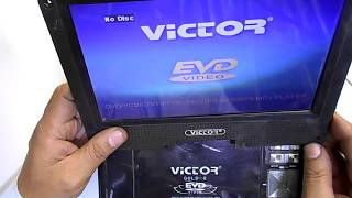 Repair Portable DVD Player Blurry Display Problem  Clean LVDS Connection [upl. by Alexine]