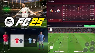 FIFA 16 MOBILE MOD EA SPORTS FC 25 ANDROID OFFLINE ALL TOURNAMENT NEW FACES KITS 2025 FULL TRANSFERS [upl. by Eralc584]