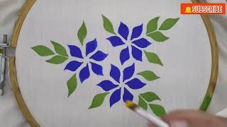 Day31 ਆਓ Fabric Painting ਸਿੱਖੀਏLearn Fabric Paintingbeginners classfabricpainting painting [upl. by Acissev941]