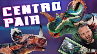 CENTROSAURUS PAIR  Creative Beast Previews Beasts of the Mesozoic [upl. by Jona]