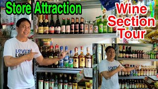 Wine Section Tour Attraction Sa Aming Store [upl. by Mairam]