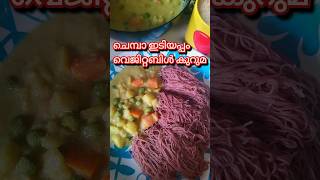 Chemba Idiyappam amp Veg Kurma Instant Kerala Breakfast shorts idiyappam vegkurma chemba [upl. by Ellah]