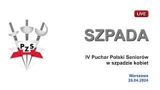 pniebieska IV Puchar Polski seniorów w szpadzie kobiet [upl. by Glover]