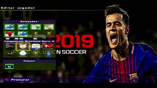 PES 2019 PS2 com Brasileirão 20182019 100 Atualizado Grátis Setembro [upl. by Lerad]