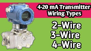 4 20 mA Transmitter Wiring Types 2 Wire 3 Wire 4 Wire [upl. by Linea]