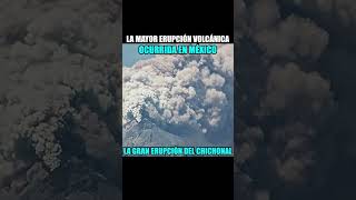 La peor erupción ocurrida en México la gran erupción del Chichonal 1982 [upl. by Savill]