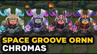 Space Groove Ornn Chromas  League of Legends [upl. by Karlen]