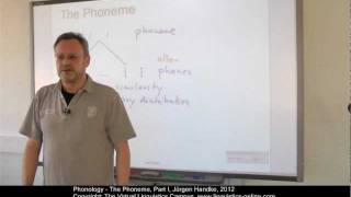 PHY101  The Phoneme I [upl. by Dorrej]