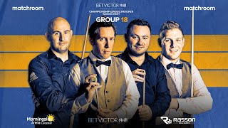 2022 Championship League Snooker  Group 18 Table 2  LIVE STREAM [upl. by Nairred]