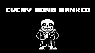 Top 101 Undertale Songs  Full OST Ranked [upl. by Aicinod]