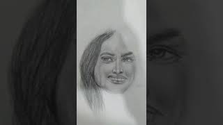 Graphite pencil portrait youtubeshorts portrait [upl. by Einahc]