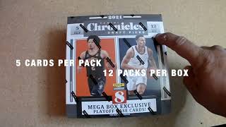 I HAVE 12 UNOPENED Packs of 2021 Panini CHRONICLES Draft Pick Basketball Cards [upl. by Oirevas]