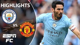 🚨 TREBLE LOADING 🚨 Manchester City vs Manchester United  FA Cup Highlights  ESPN FC [upl. by Daeriam941]