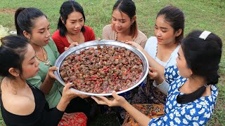 Amazing cooking Gizzard stirfry with chili recipe in my village [upl. by Lemire499]