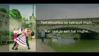 TERE SANG YAARA FEMALE VERSION Lyrics Video i love sapna [upl. by Killie]