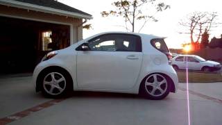 2012 Scion iQ on AirRunner suspension [upl. by Krystalle]