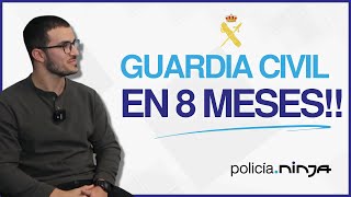 Aprobar la oposición de GUARDIA CIVIL en 8 MESES  Entrevista a DIEGO de Formación Ninja [upl. by Delinda]