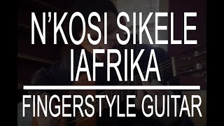 Nkosi Sikelel iAfrika  fingerstyle guitar instrumental cover [upl. by Codee]